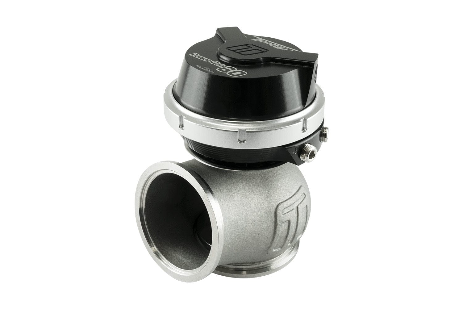 TURBOSMART WASTEGATES Turbosmart WG60 GenV Powergate 60 Compressed Gas 7psi Black SR