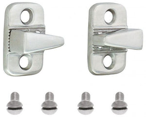 UPI Reproductions 1932 Ford Stainless Male Dove Tails Adjustable Pair CLosed UPB20118