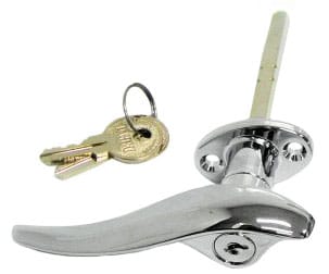 VINTIQUE Door Handles Suit 1928-29 Ford Closed Car (With 2 Keys) Vintique Chrome Outside Door Handle (VIA-702350-AL) SR