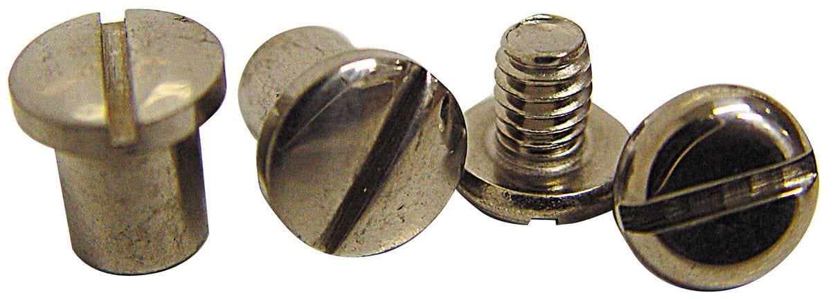 VINTIQUE Suit 1928-32 Ford Closed Car & 1928-34 Pickup (Pair) Vintique Vintique Inc Polished S/S Pivot Bolt & Nut Set VIA-45475-SS SR