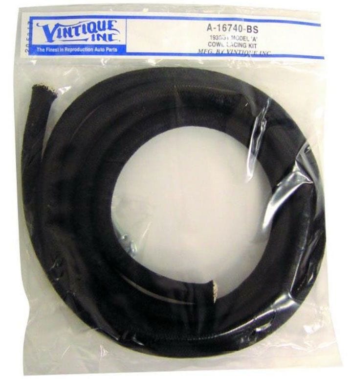 VINTIQUE Suit 1930-31 Ford Vintique Vintique Inc Cowl Lacing Kit With Rivets VIA-16740-BS SR