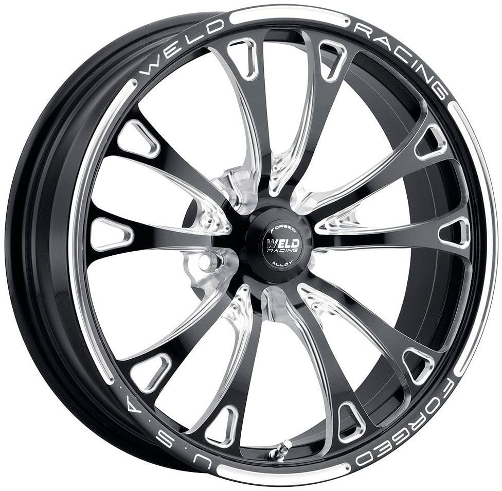 Weld Racing 5 x 120; Bolt Circle with 2.7" Backspace Weld Racing V-Series 2.0 18 x 6" Wheel, Black WE84B-1806255 SR