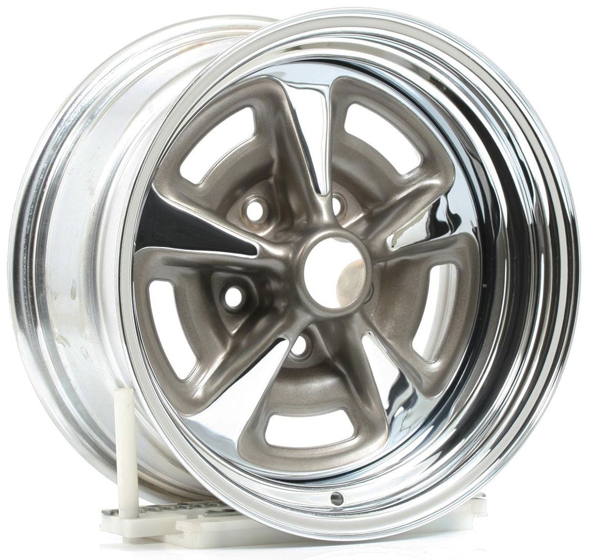 Wheel Vintiques 4-3/4" Bolt Circle With 4" Back Space Wheel Vintiques Chrome Pontiac Rallye II Rim 15 x 7" WV60-573404-C SR