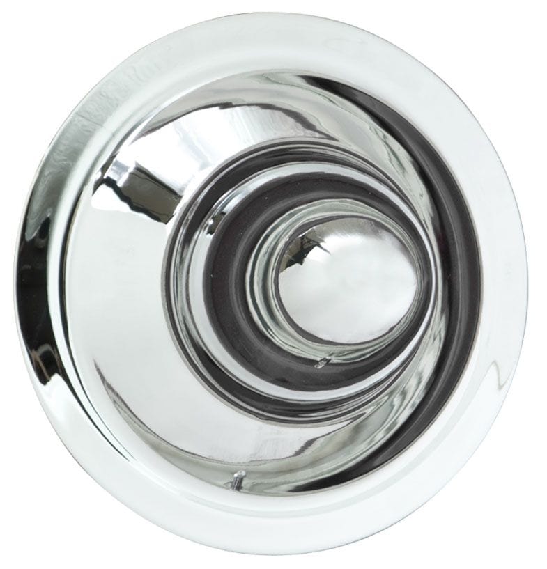 WHEELVINT 3-1/2" Tall Wheel Vintiques Chrome Short Bullet Cap WV1027 SR