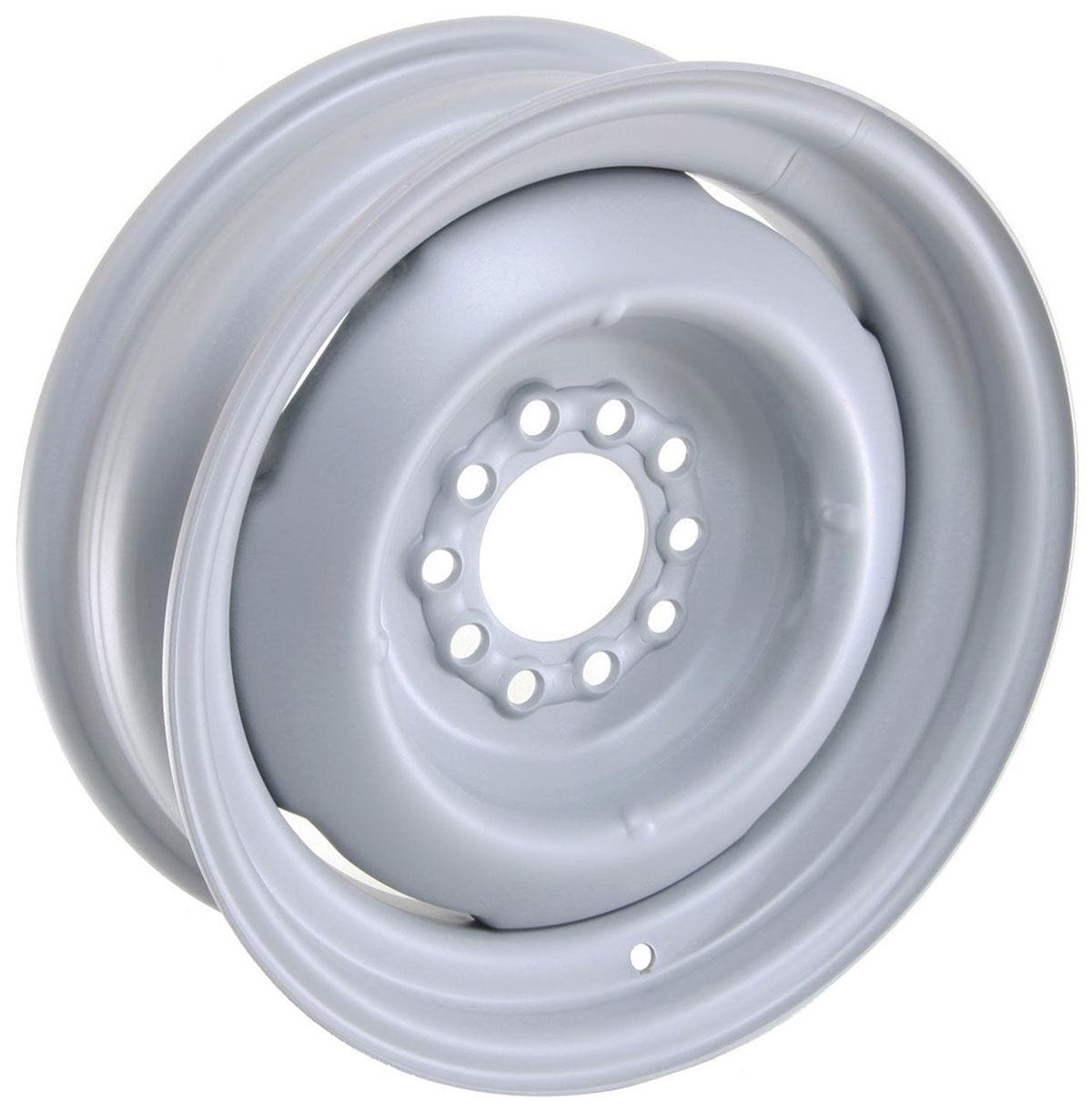 WHEELVINT 4-1/2 & 4-3/4" Bolt Circle With 2-3/4" Back Space Wheel Vintiques Gennie Steel Rim 15 x 5" - Grey Primer Finish WV14-5512234 SR