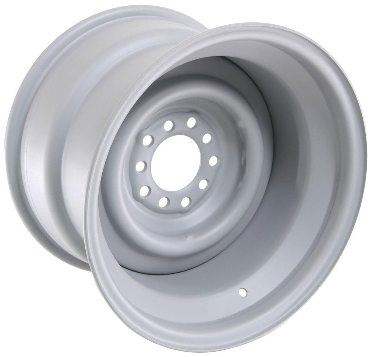 WHEELVINT 4-1/2 & 4-3/4" Bolt Circle With 3" Back Space Wheel Vintiques Smoothie Steel Rim 15 x 5" - Grey Primer Finish WV12-551203 SR