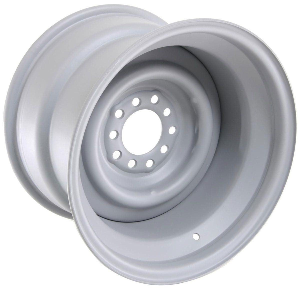 WHEELVINT 4-1/2 & 4-3/4" Bolt Circle With 4-1/2" Back Space Wheel Vintiques Smoothie Steel Rim 15 x 10" - Grey Primer Finish WV12-5012042 SR