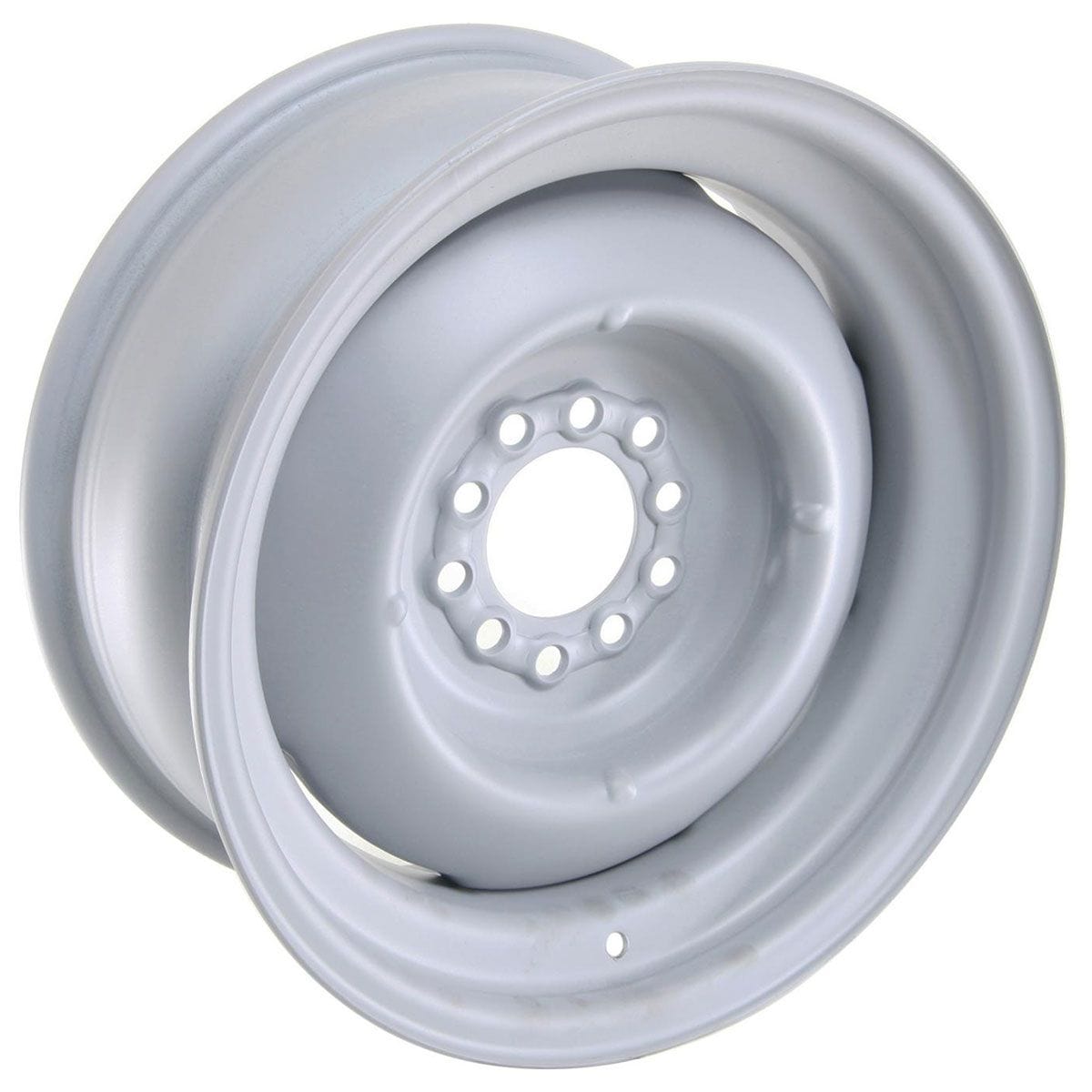 WHEELVINT 4-1/2 & 4-3/4" Bolt Circle With 4" Back Space Wheel Vintiques Gennie Steel Rim 16 x 7" - Grey Primer Finish WV14-671204 SR
