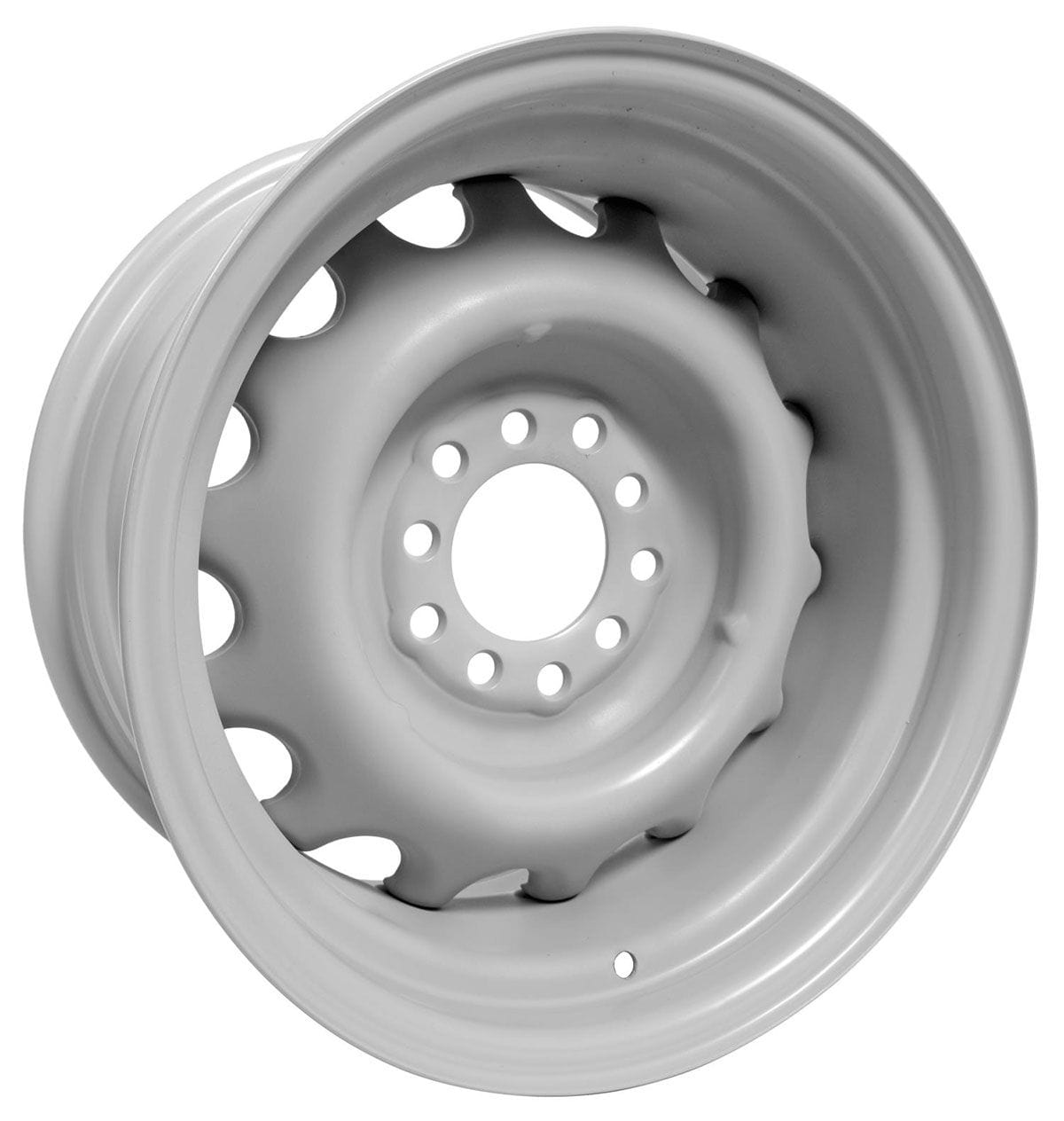 WHEELVINT 5 x 4.5/4.75" Bolt Cirle with 4.25" Backspace Wheel Vintiques 15 x 8" Artillery Bare Steel Wheel WV17-5812412 SR