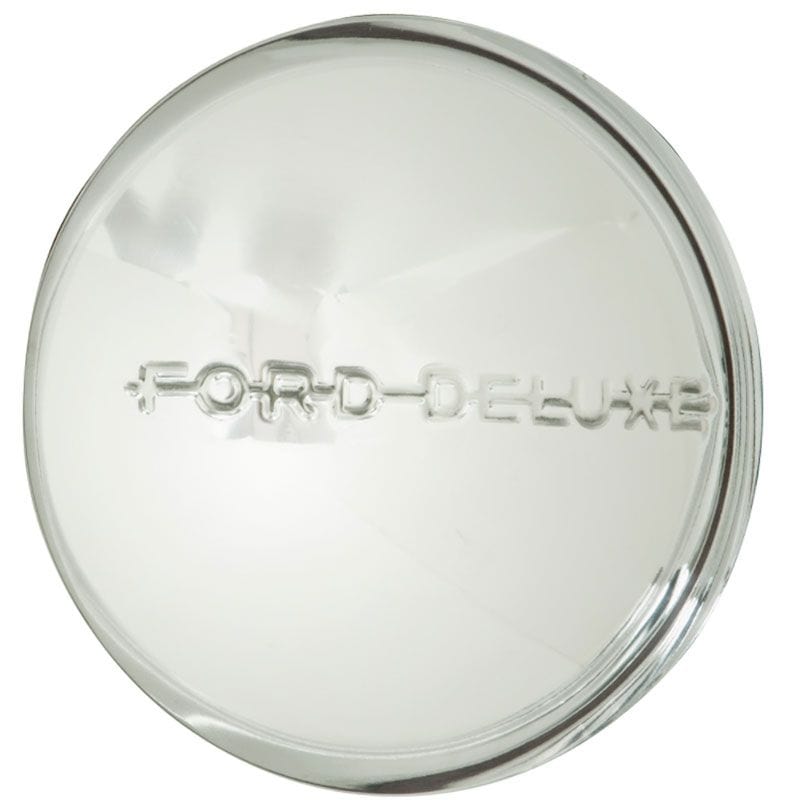 WHEELVINT Smooth With Ford Deluxe Logo Wheel Vintiques Stainless 1940 Deluxe Cap WV2007 SR