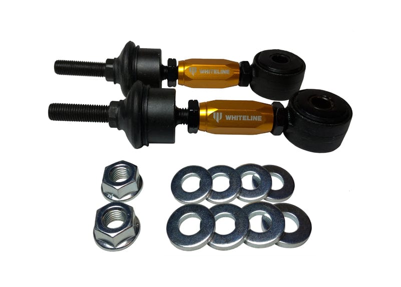 Whiteline 10 x 16 x 26 cm / 110-135mm - horizontal/vertical - 10mm ball stud/bushing shank Universal Sway Bar Link - Ball/Bushing Style - 10mm Ball Stud 110-135mm SR