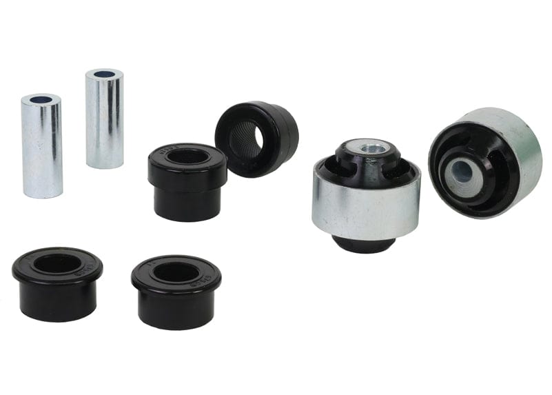 Whiteline 10 x 16 x 26 cm / Performance Alignment - 65mm OD - adds +0.5deg caster Front Control Arm Lower - Inner Bushing Kit Double Offset to Suit Honda Civic VII, VIII Gen and Integra DC5 SR