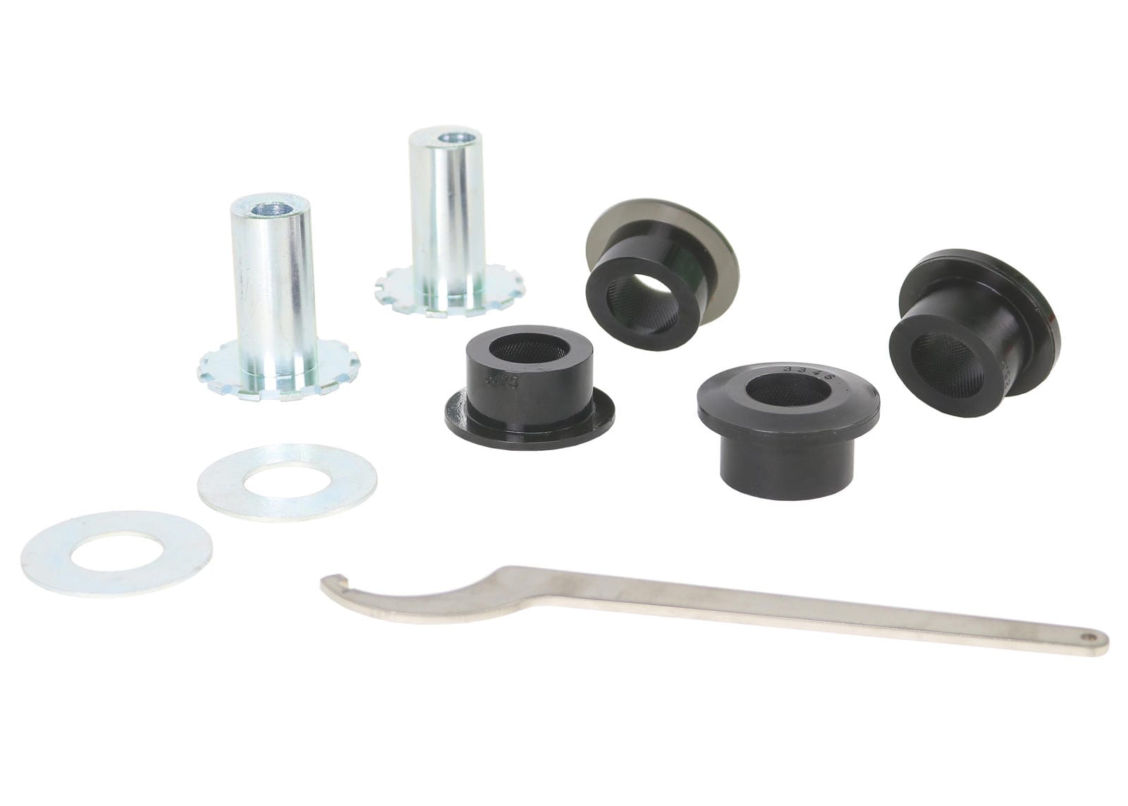 Whiteline 10 x 16 x 26 cm / Performance Alignment - adds +/- 0.5deg camber and caster Front Control Arm Lower - Inner Front Bushing Double Offset Kit to Suit Audi, Seat, Skoda and Volkswagen PQ35 Fwd/Awd SR