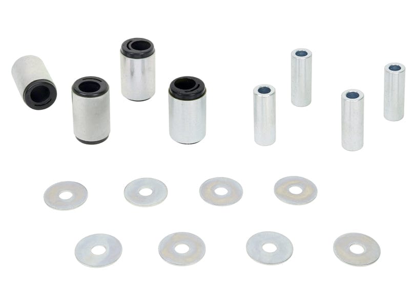Whiteline 10 x 16 x 26 cm / Performance Alignment - adds +/- 0.5deg camber Front Control Arm Lower - Bushing Kit Double Offset to Suit Nissan Navara D40, D23 and Pathfinder R51 SR