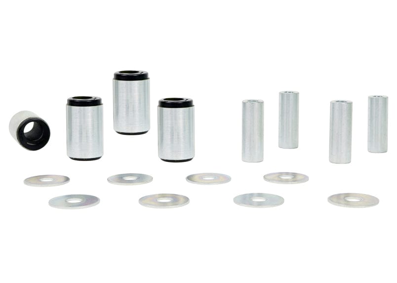 Whiteline 10 x 16 x 26 cm / Performance Alignment - adds +/- 0.5deg camber Front Control Arm Lower - Bushing Kit Double Offset to Suit Nissan Navara D40, D23 and Pathfinder R51 SR