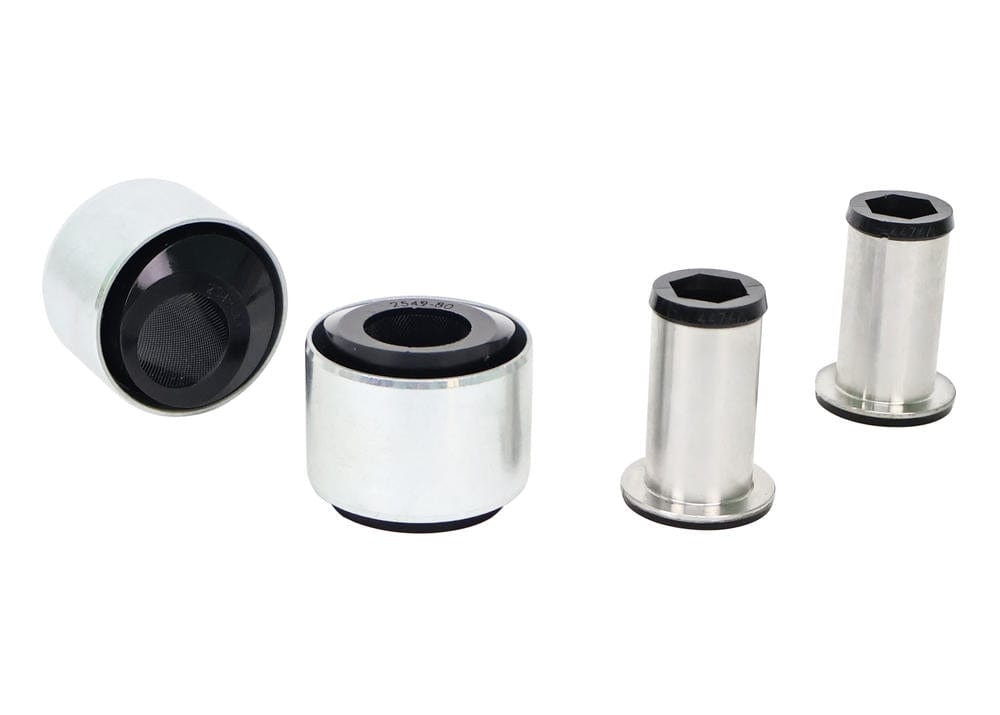 Whiteline 10 x 16 x 26 cm / Performance Alignment - adds +0.5deg caster Front Control Arm Lower - Inner Rear Bushing Doule Offset Kit to Suit Mini Cooper R50, R56 SR