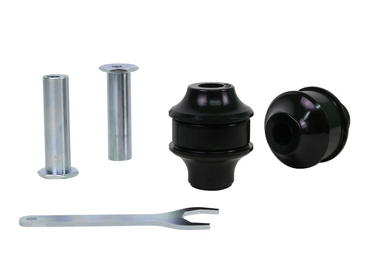 Whiteline 10 x 16 x 26 cm / Performance Alignment - adds +/- 1.5deg caster Front Radius Arm Lower - Bushing Kit Double Offset to Suit BMW 1, 2, 3 and 4 Series SR
