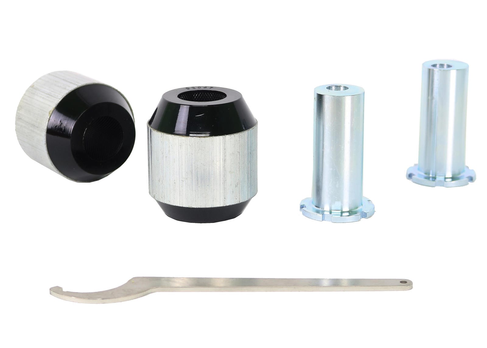 Whiteline 10 x 16 x 26 cm / Performance Alignment - adds +/- 1.5deg caster Front Radius Arm Lower - Bushing Kit Double Offset to Suit Kia Stinger CK incl GT SR