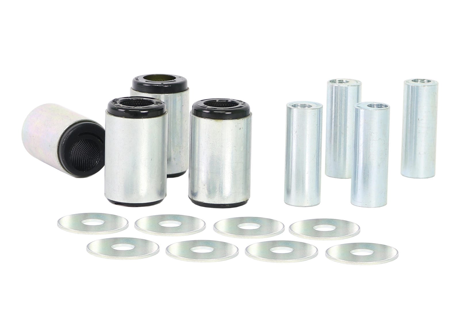 Whiteline 10 x 16 x 26 cm / Performance Alignment - extra offset - adds +/- 1.0deg camber Front Control Arm Lower - Bushing Kit Double Offset to Suit Nissan Navara D40, D23 and Pathfinder R51 SR
