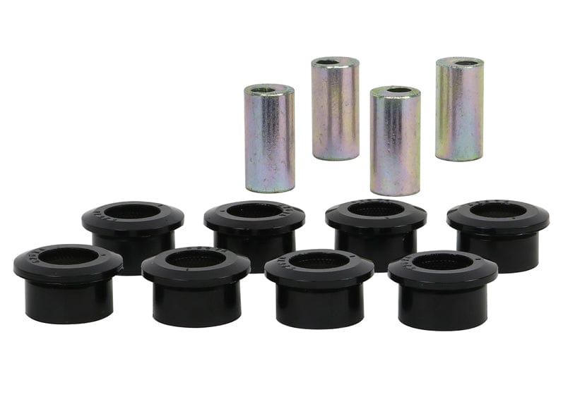 Whiteline 10 x 16 x 26 cm / Performance Alignment - suits models to - 06/2009 without spherical bearing in lower hub - adds +/- 1.5deg camber - replaces both front and rear control arm outer mounts Rear Control Arm Lower Rear - Outer Bushing Kit Double Offset to Suit Holden Commodore VE, VF and HSV SR