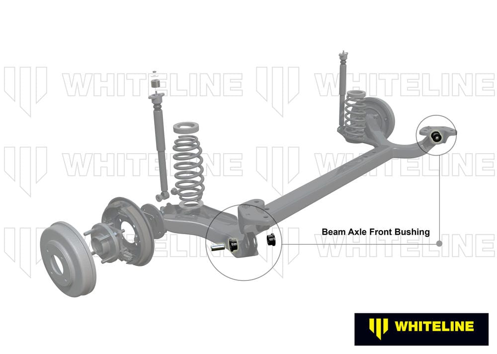Whiteline 10 x 16 x 26 cm Rear Beam Axle - Bushing Kit to Suit Hyundai I20 N SR