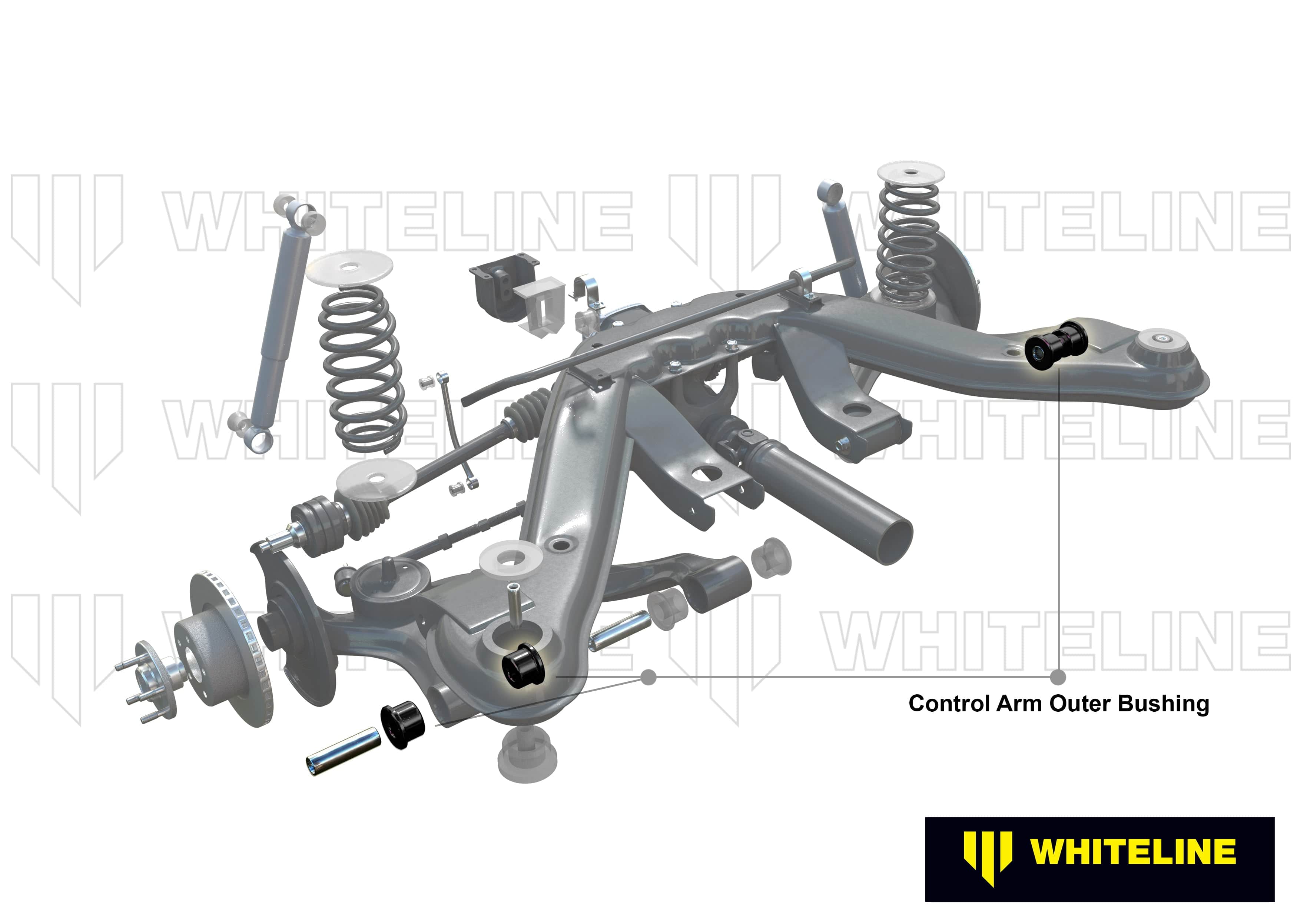 Whiteline 10 x 16 x 26 cm / Single bolt design - toe adjustment - includes removal tool Rear Camber/Toe Kit - Single Bolt Design Incl Removal Tool to Suit Holden Commodore VN-VZ and HSV SR