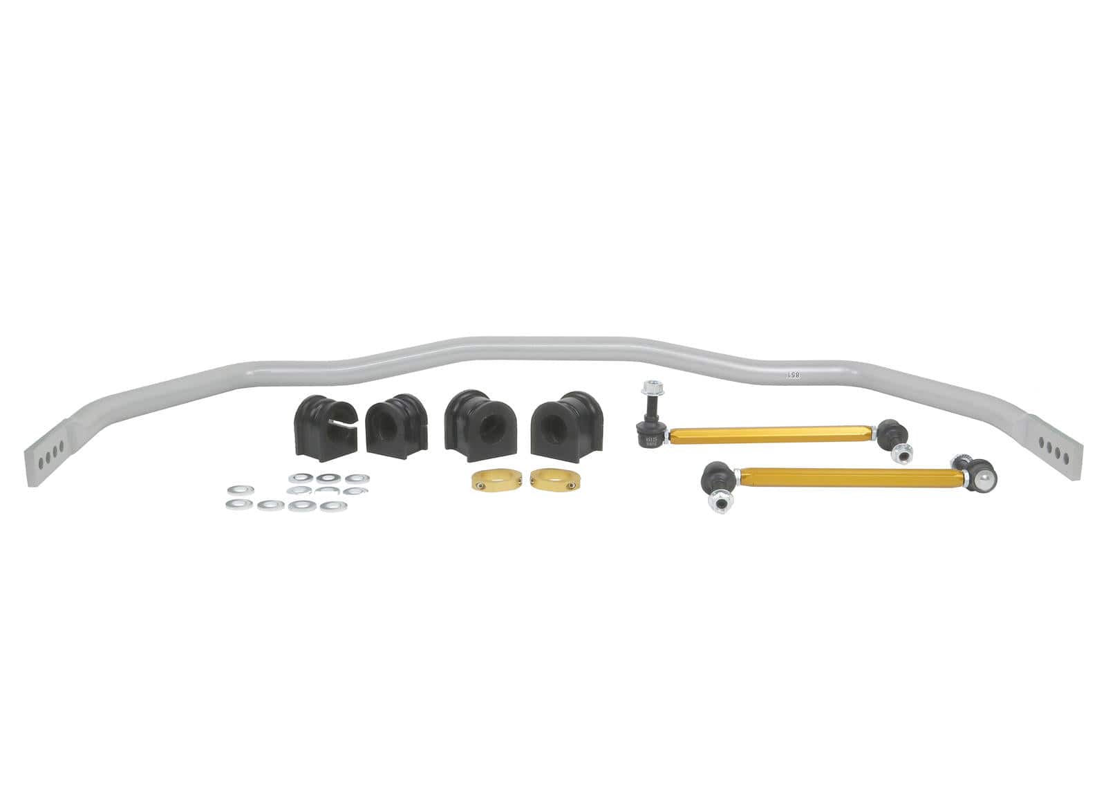 Whiteline 120 x 20 x 10 cm / Recommend use with 27mm rear sway bar Front Sway Bar - 33mm 4 Point Adjustable to Suit Ford Mustang S197 SR