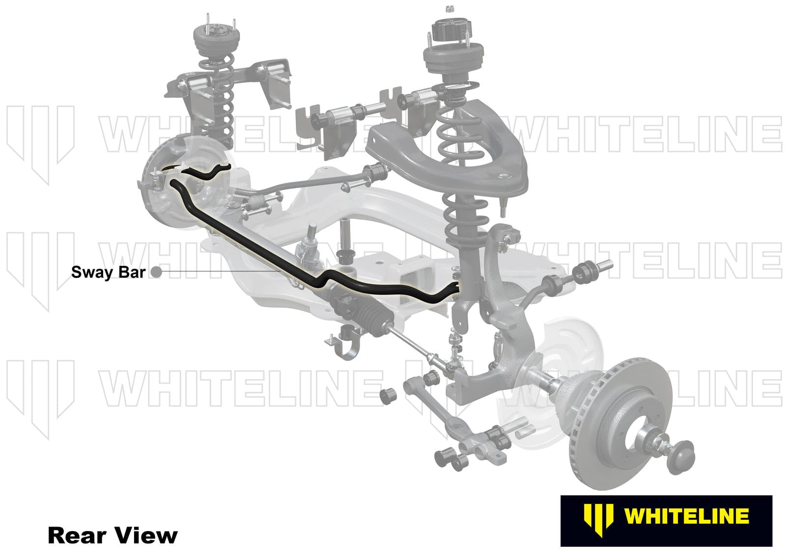 Whiteline 120 x 20 x 10 cm / Recommend use with KLC110 Front Sway Bar - 33mm 2 Point Adjustable to Suit Nissan 350Z Z33 and Skyline V35 SR