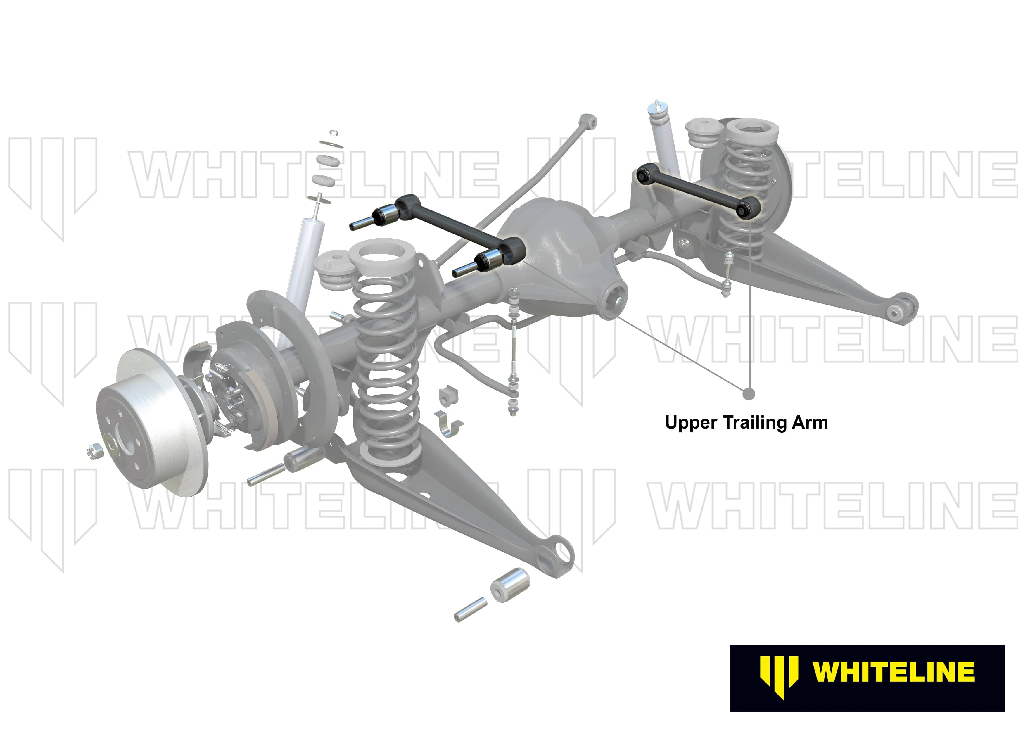 Whiteline 16 x 20 x 10 cm / Performance - on-car adjustable pinion angle correction - MOTORSPORT Rar Trailing Arm Upper - Arm to Suit Holden Commodore VB-VR and HSV SR