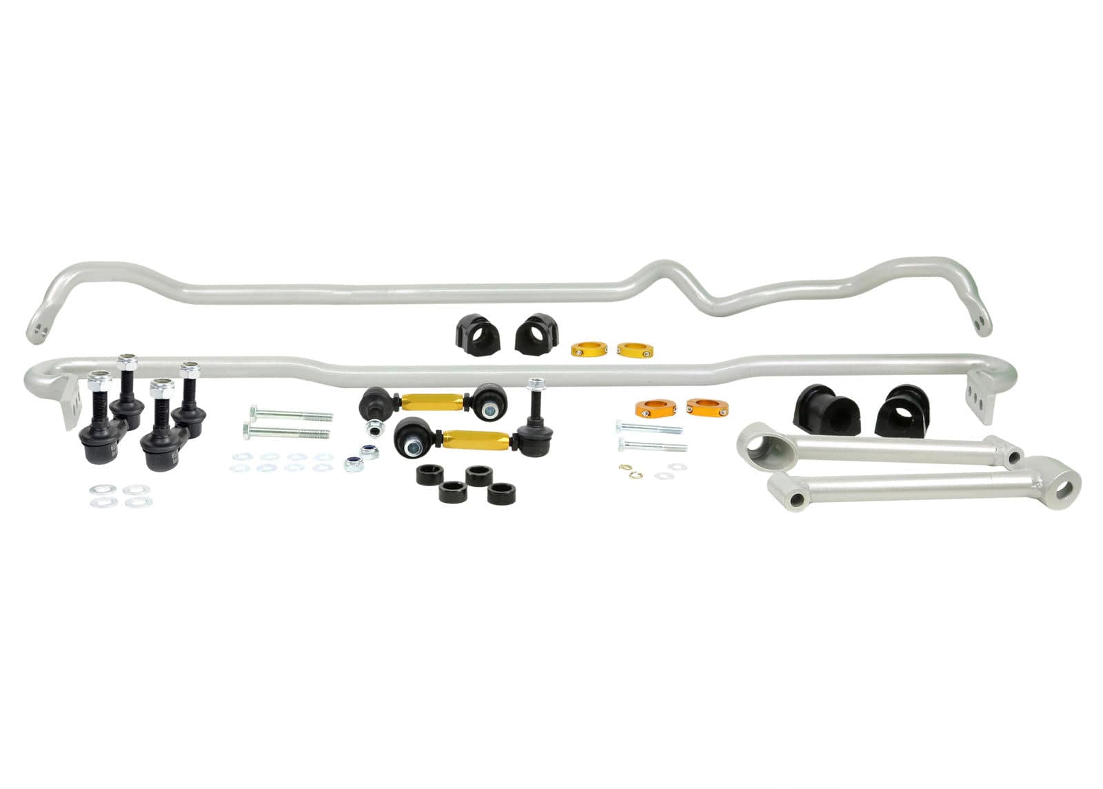 Whiteline 165 x 20 x 10 cm / Suits turbo petrol models Front and Rear Sway Bar - Vehicle Kit to Suit Subaru Forester SJ SR