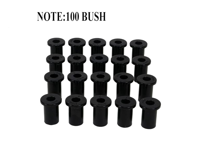 Whiteline 25 x 22 x 18 cm / OD=27.7, ID=16, L=48.9mm - bulk pack containing 100 loose bushings Rear Leaf Spring - Shackle Bushing Kit to Suit Mitsubishi Challenger, L300, Pajero and Triton SR