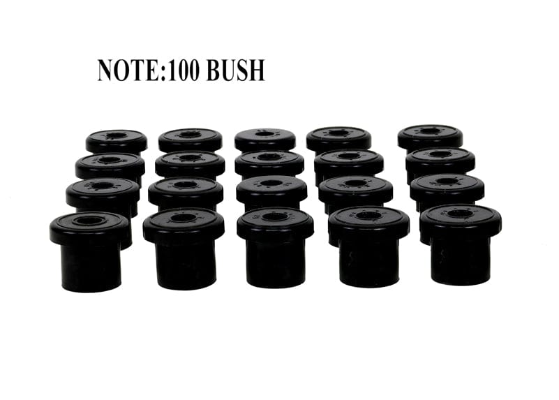 Whiteline 25 x 22 x 18 cm / OD=35.3, ID=14, L=38.5mm - bulk pack containing 100 loose bushings Rear Leaf Spring - Rear Eye and Shackle Bushing Kit to Suit Ford Falcon/Fairlane XR-FGX and FPV SR