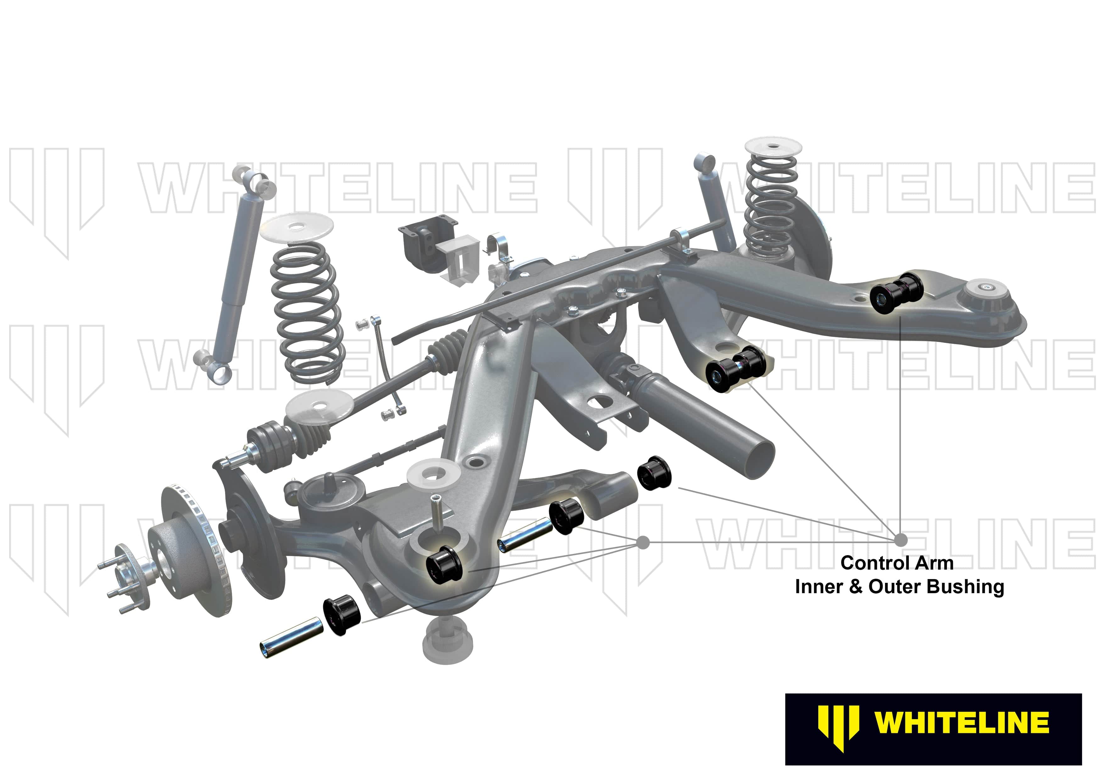 Whiteline 27 x 20 x 10 cm / Single bolt design - 3deg camber adjustment - includes removal tool Rear Camber/Toe Kit - Single Bolt Design 3deg to Suit Holden Commodore VN-VX and HSV SR