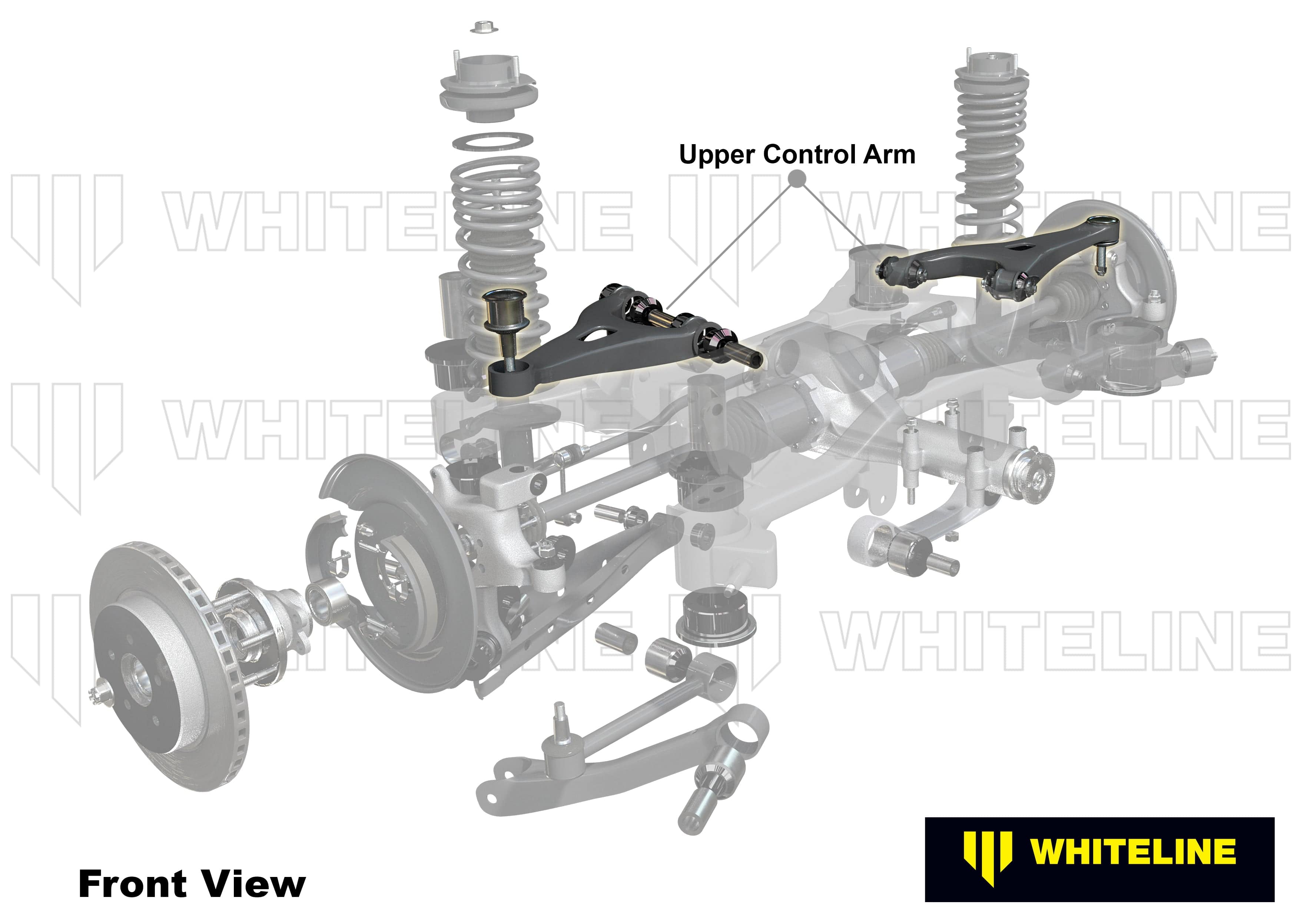 Whiteline 38 x 20 x 9 cm / Performance - on-car adjustable camber correction - MOTORSPORT Rear Control Arm Upper - Arm to Suit Hyundai I30 incl N, Veloster and Kia Cerato SR