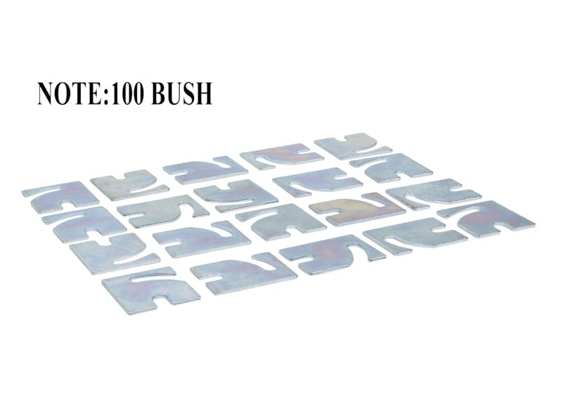 Whiteline 40 x 20 x 10 cm / 3.0mm x 100 - bulk shim pack Alignment Shim Pack 3.0mm x 100 to Suit Ford Falcon/Fairlane AU-FGX and FPV SR