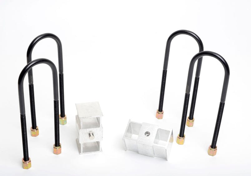 Whiteline 40 x 20 x 10 cm / Block = 63mm, Pin = 13mm, Hole = 13mm, U Bolt = M12x75mm Rear Lowering Block - Kit 2.5" to Suit Chrysler, Ford, Holden Mitsubishi and Nissan SR