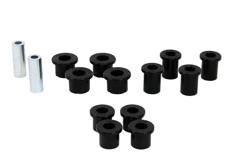 Whiteline 40 x 20 x 10 cm Rear Leaf Spring - Bushing Kit to Suit Nissan Navara D40 2wd/4wd SR