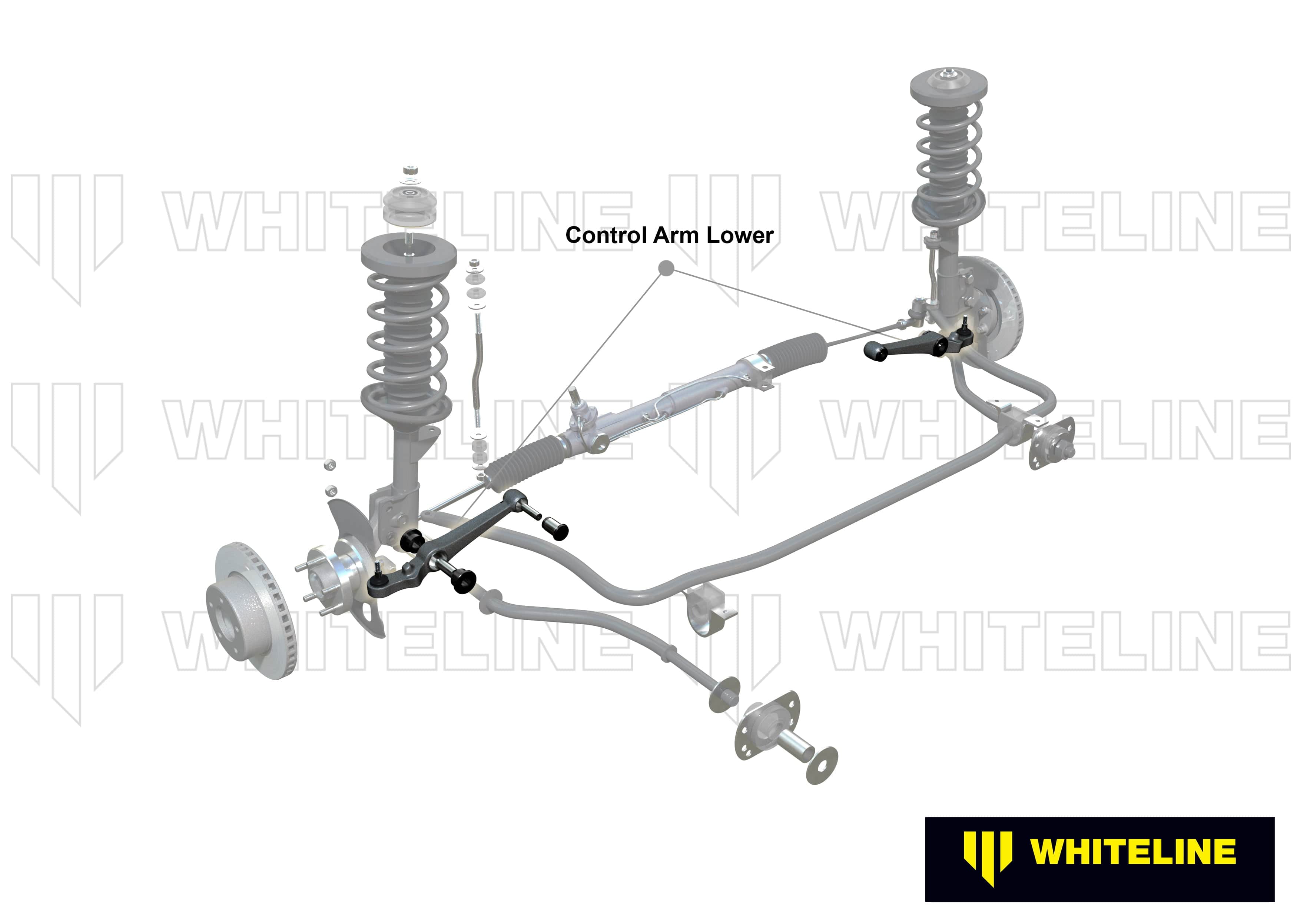 Whiteline 40 x 20 x 10 cm / Replacement Front Control Arm Lower - Arm Right to Suit Holden Commodore VT-VZ and HSV SR