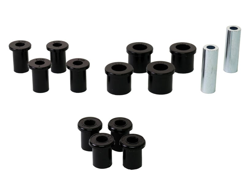 Whiteline 40 x 20 x 10 cm / Suits models with 41mm OD front eye bushing Rear Leaf Spring - Bushing Kit to Suit Mitsubishi Triton ME-MK 2wd/4wd SR