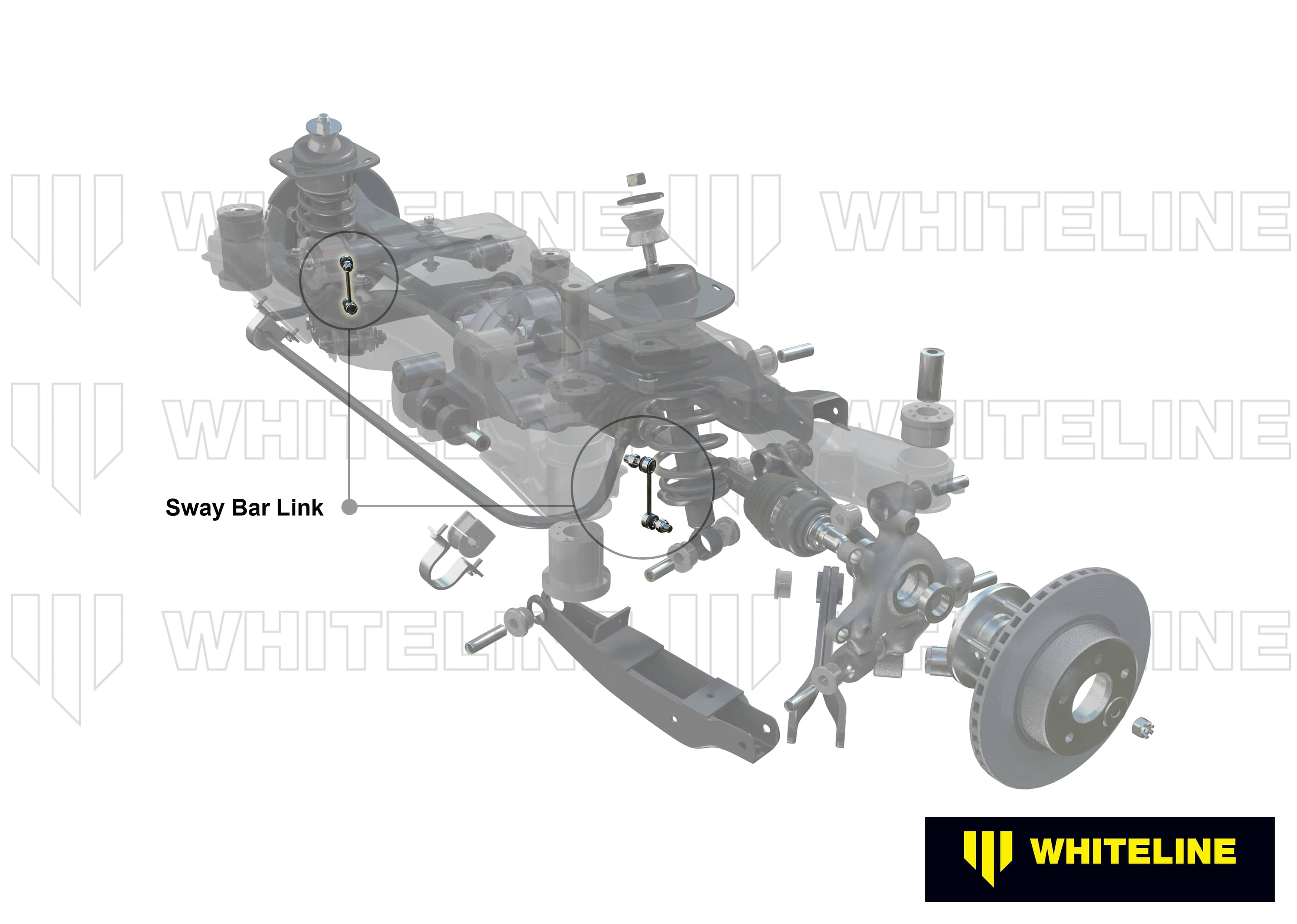 Whiteline 5 x 12 x 42 cm / Adjustable extra heavy duty Universal Sway Bar Link - Adjustable Ball Style - 12mm Ball Stud 330-355mm SR