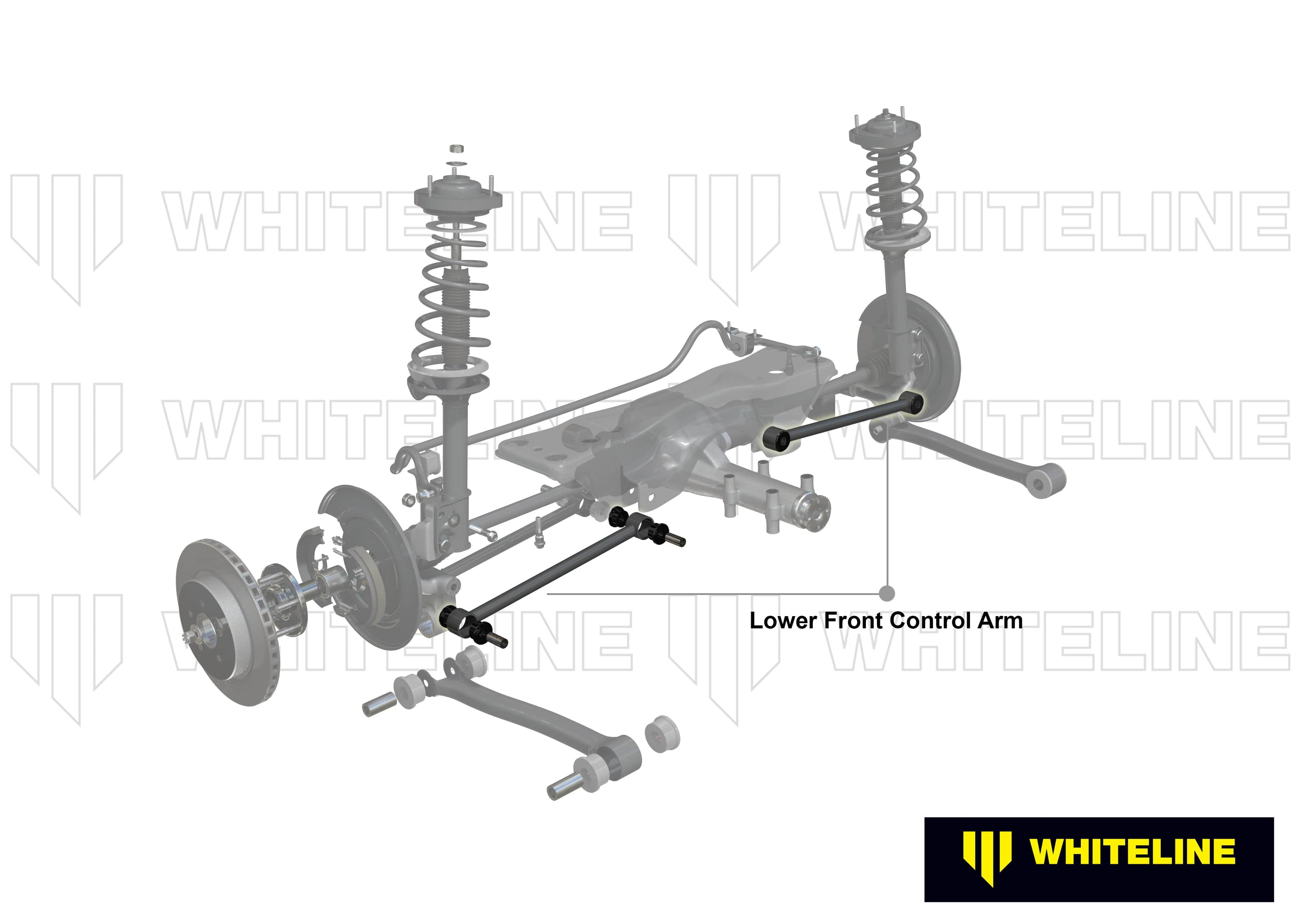 Whiteline 50 x 20 x 20 cm / Performance - on-car adjustable toe correction Rear Control Arm Lower Front - Arm to Suit Honda Civic X Gen FC, FK, FK8 SR
