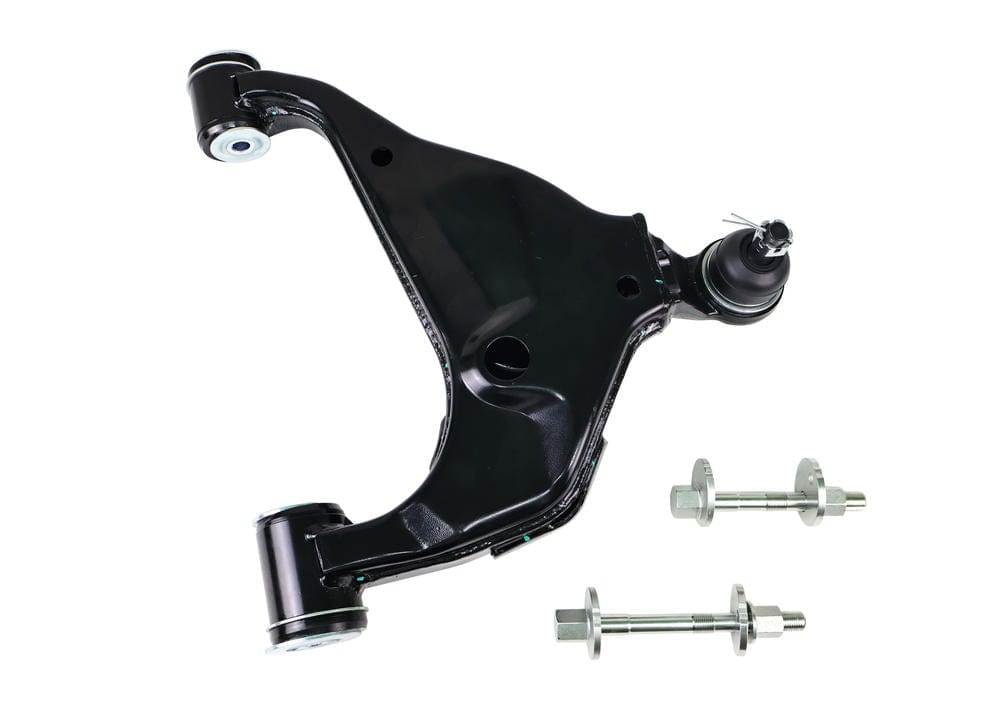 Whiteline 50 x 50 x 10 cm / Performance - fixed increased camber and caster correction Front Control Arm Lower - Arm-Left to Suit Toyota Hilux GGN25R, KUN26R (N70) 4WD SR