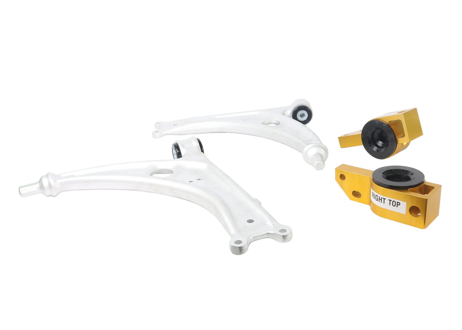 Whiteline 58 x 43 x 10 cm / Performance alloy - adds +0.5deg caster correction Front Control Arm Lower - Arm to Suit Audi, Seat, Skoda and Volkswagen PQ35 Fwd/Awd SR