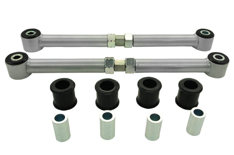 Whiteline 59 x 20 x 10 cm / Performance - on-car adjustable front arm and 4 x rear bushings for toe correction - MOTORSPORT Rear Control Arm Lower Front - Arm to Suit Subaru Forester, Impreza, Liberty and Outback SR