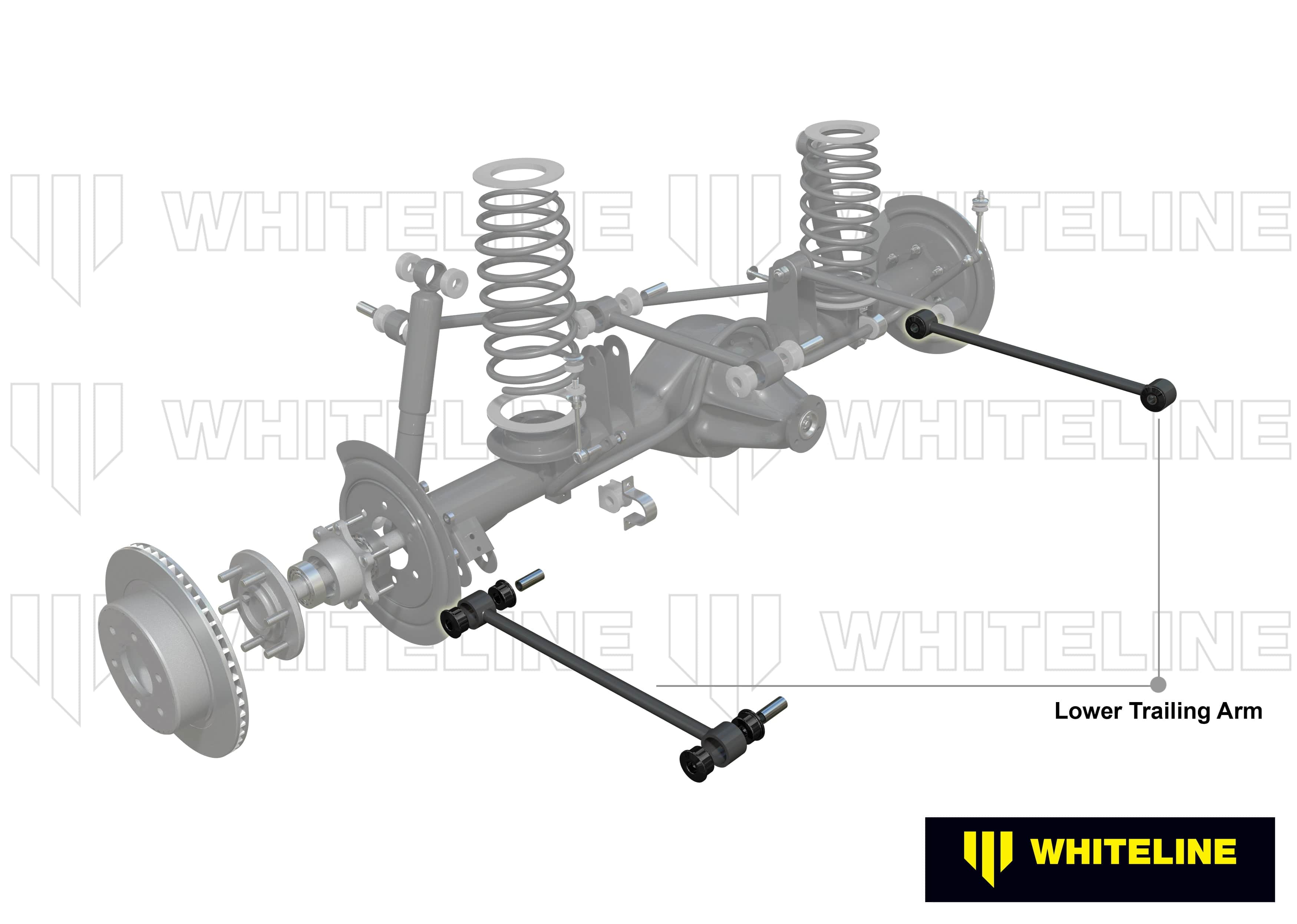Whiteline 59 x 20 x 10 cm / Performance - on-car adjustable pinion angle correction - recommend use with KBR37 - MOTORSPORT Rear Trailing Arm Lower - Arm to Suit Ford Mustang S197 SR
