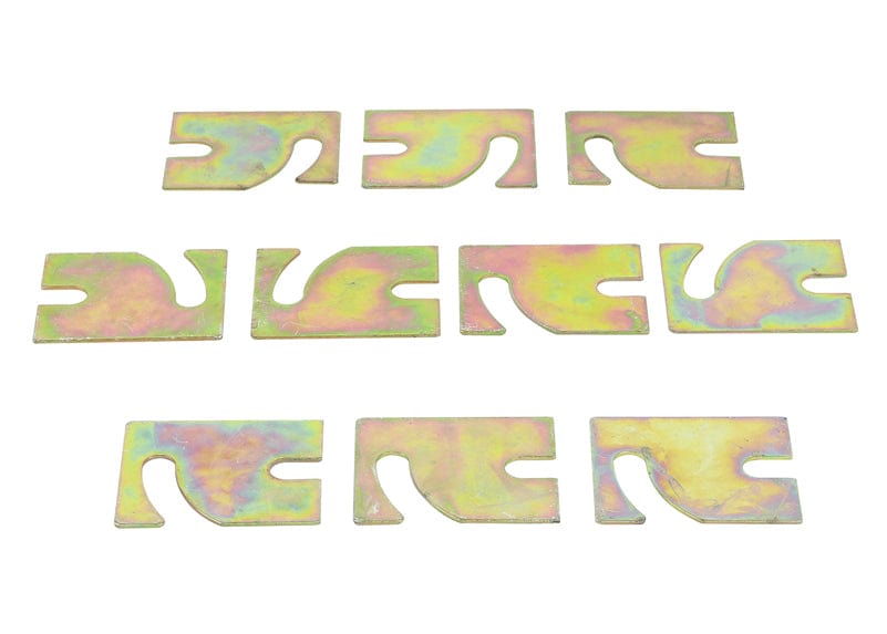 Whiteline 7 x 14 x 20 cm / 1.5mm x 10 - bulk shim pack Alignment Shim Pack 1.5mm x 10 to Suit Ford Falcon/Fairlane AU-FGX and FPV SR