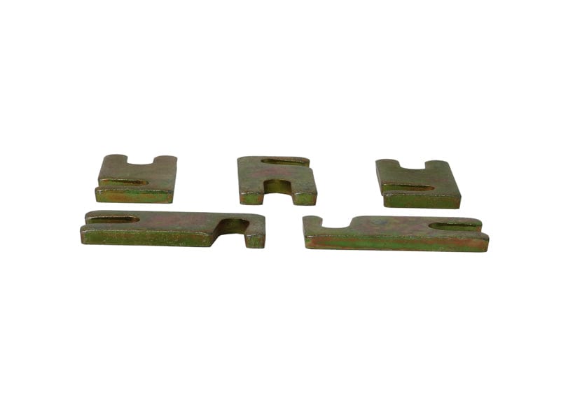 Whiteline 7 x 14 x 20 cm / 6.0mm x 5 - bulk shim pack Alignment Shim Pack 6.0mm x 5 to Suit Ford Falcon/Fairlane EA-EL and Territory SX-SZ SR