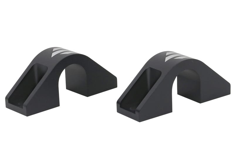 Whiteline 7 x 14 x 20 cm / Billet alloy - X = 62 - 88mm slotted mounting hole Universal Billet Alloy Sway Bar Mount - Saddle Kit 62-88mm Slotted Mounting Hole to suit Universal D Mount Bushing SR