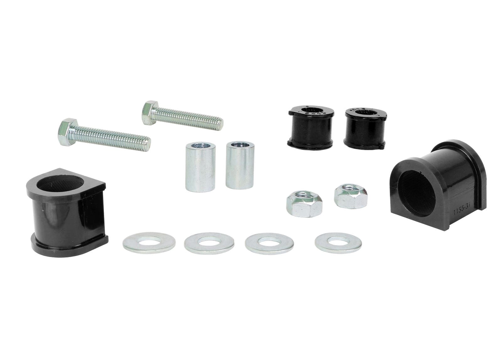 Whiteline 7 x 14 x 20 cm Front Sway Bar Mount and Link - Bushing Kit 31mm to Suit Toyota Land Cruiser 76, 78 and 79 Series SR