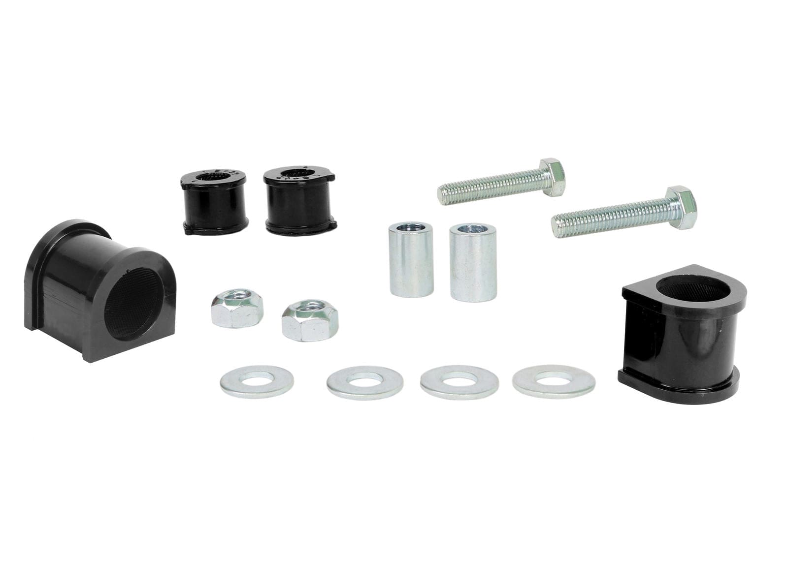 Whiteline 7 x 14 x 20 cm Front Sway Bar Mount and Link - Bushing Kit 31mm to Suit Toyota Land Cruiser 76, 78 and 79 Series SR